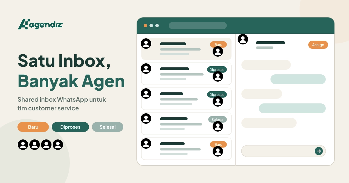 Shared Inbox WhatsApp: Cara Tim Customer Service Mengelola Banyak Chat Tanpa Berantakan
